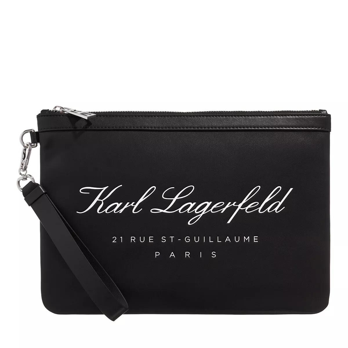 

Клатч hotel karl sm из технической кожи Karl Lagerfeld, черный