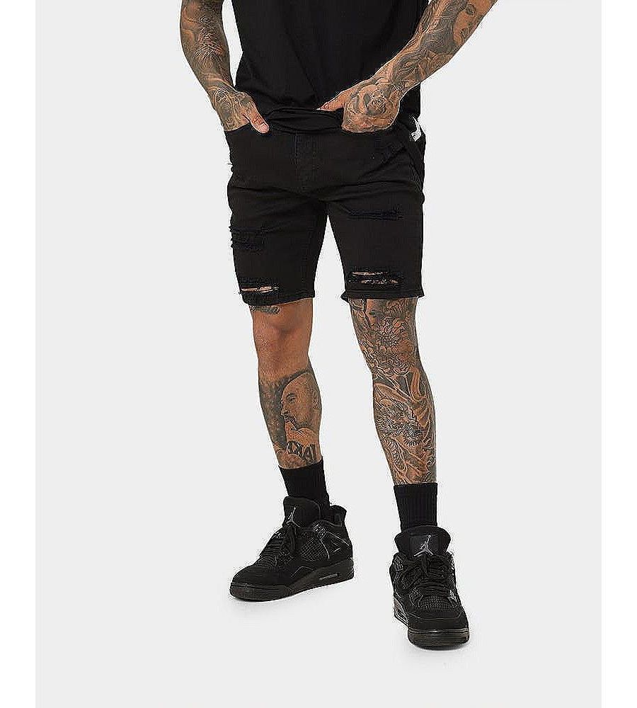 

Мужские шорты размера SM изношенные SAINT MORTA, Black