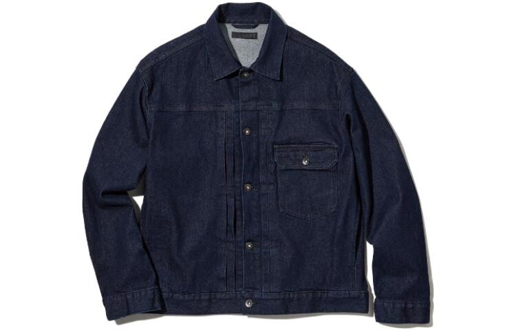 

Джинсовая куртка унисекс UNIQLO, цвет Dark Blue