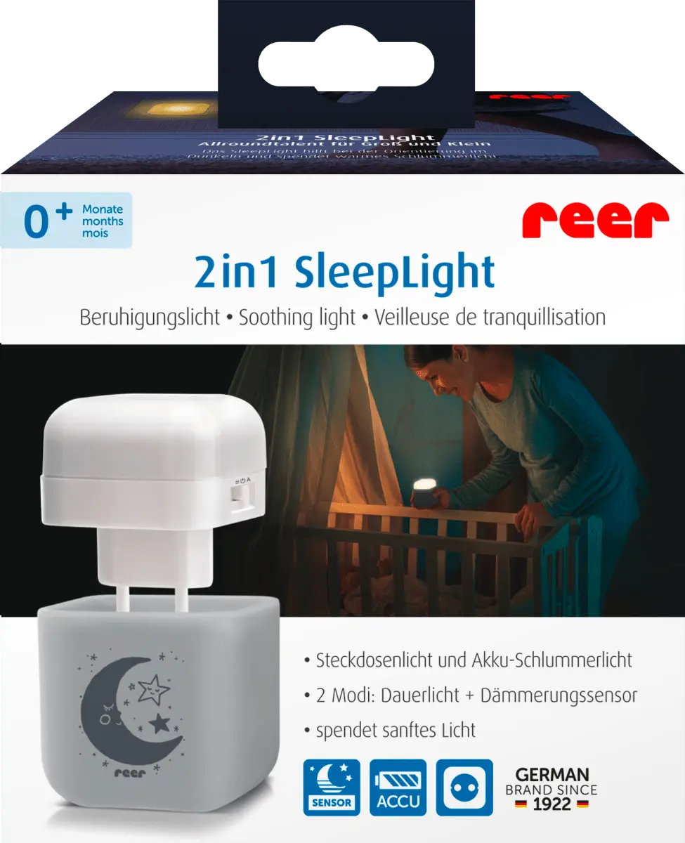 

Ночник 2в1 SleepLight светло-серый 1 шт. Reer