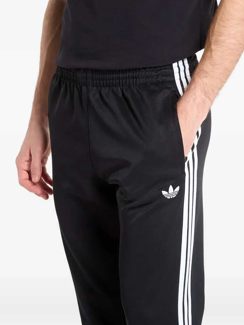 Спортивные брюки SST с тремя полосками Adidas, черный — фото 4