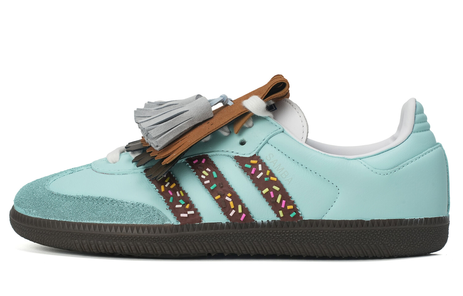 

Кроссовки adidas originals SAMBA OG Skateboarding Shoes Unisex Low-top Blue/Black, синий/черный
