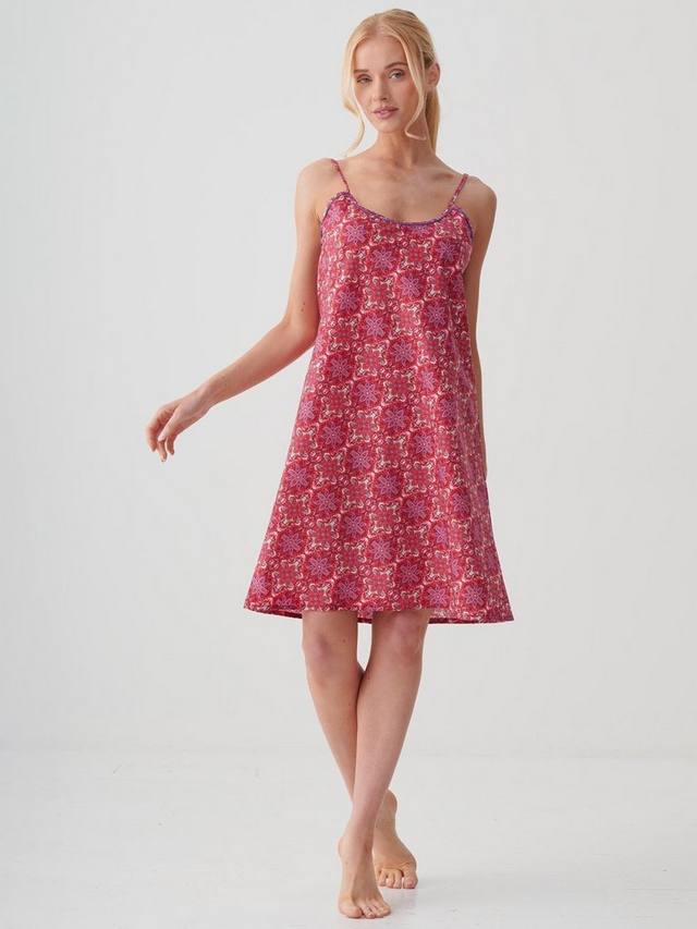 

Хлопковая ночная сорочка с тонкими бретелями British Boxers, Multi