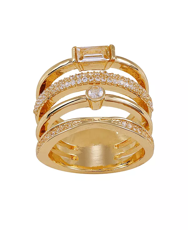 

Золотое кольцо с четырьмя рядами Vince Camuto, gold