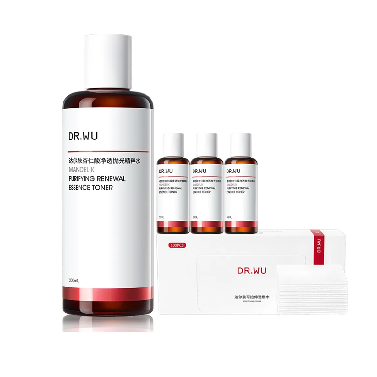 Dr.Wu Тоник-эссенция с очищающей миндальной кислотой, 200ml*2 — фото 4