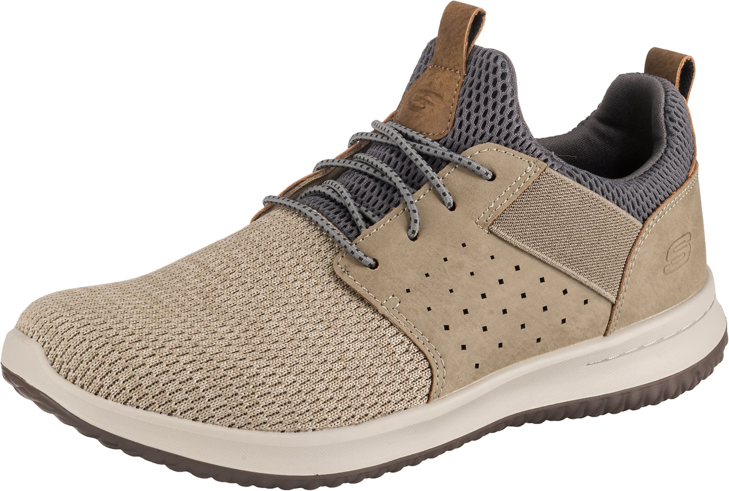 SKECHERS Кроссовки 'Deslon Camben' в светло-бежевом цвете — фото 4