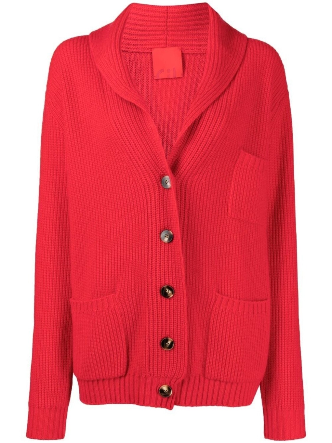 

Кардиган в рубчик Cashmere In Love, красный