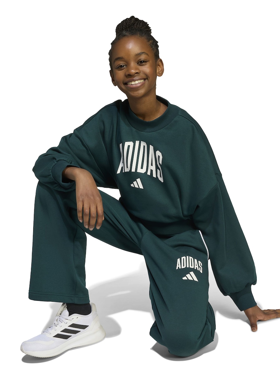 Обычные спортивные штаны ADIDAS SPORTSWEAR, темно-зеленый — фото 4