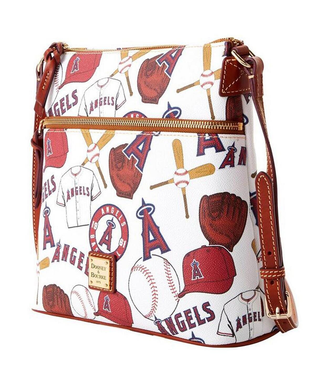 

Женская сумка через плечо Los Angeles Angels Gameday Dooney & Bourke, белый