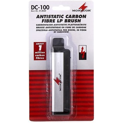 

Антистатическая щетка из углеродного волокна Lp Brush - черная/белая Monacor