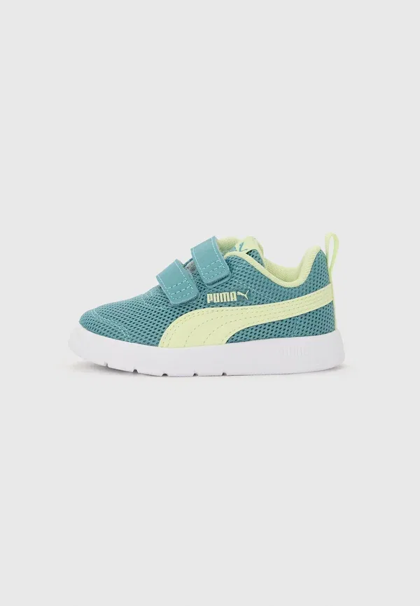 Кроссовки для тренировок Courtflex v3 Puma, цвет Балтийское море/Яблочный спритц