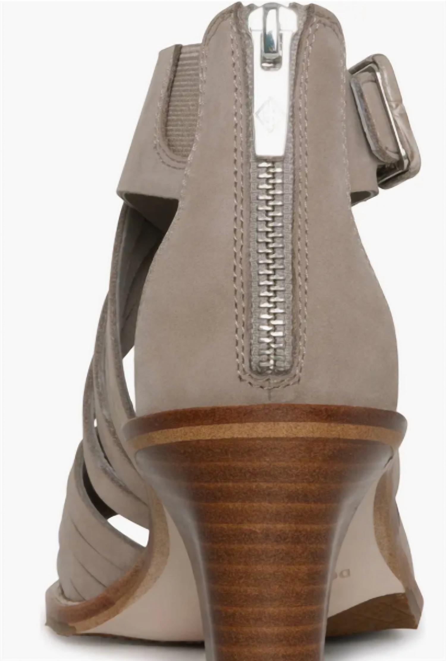 Women's Junnah Sandal In Taupe Nubuck Donald Pliner, Taupe Nubuck — фото 3