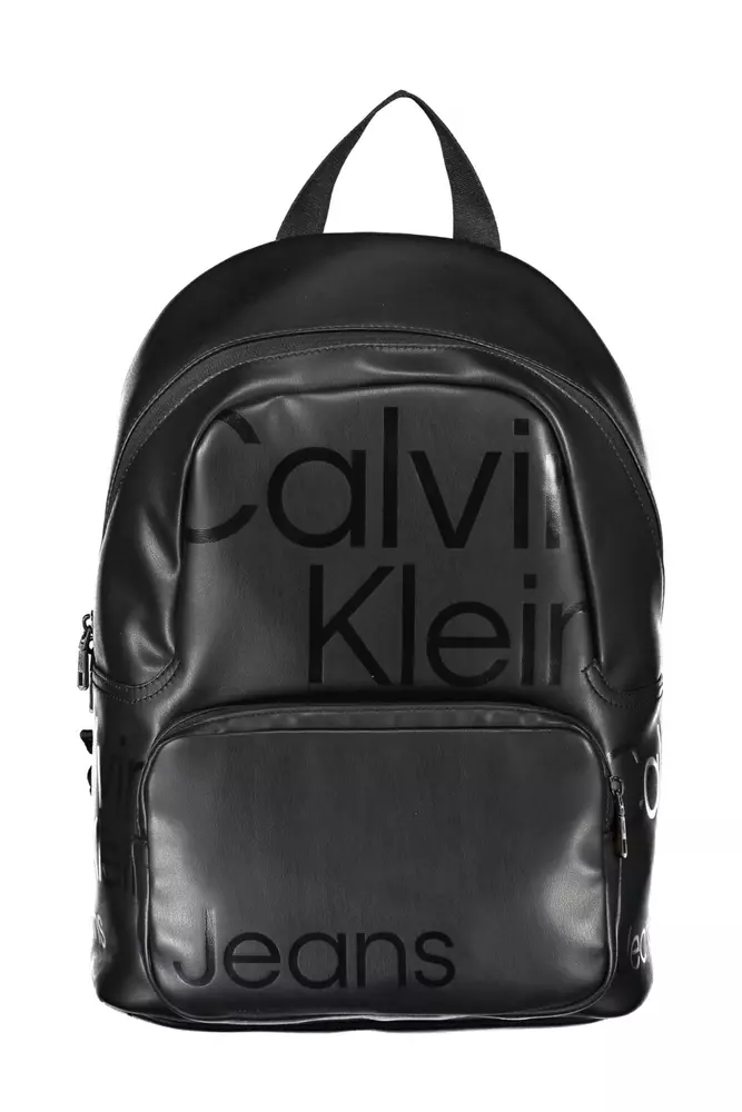

Черный полиэтиленовый мужской рюкзак Calvin Klein