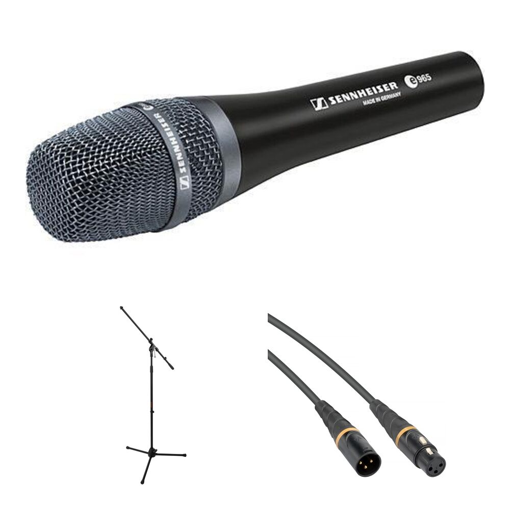 

Ручной микрофон Sennheiser e 965 Handheld Condenser Microphone Kit with Tripod