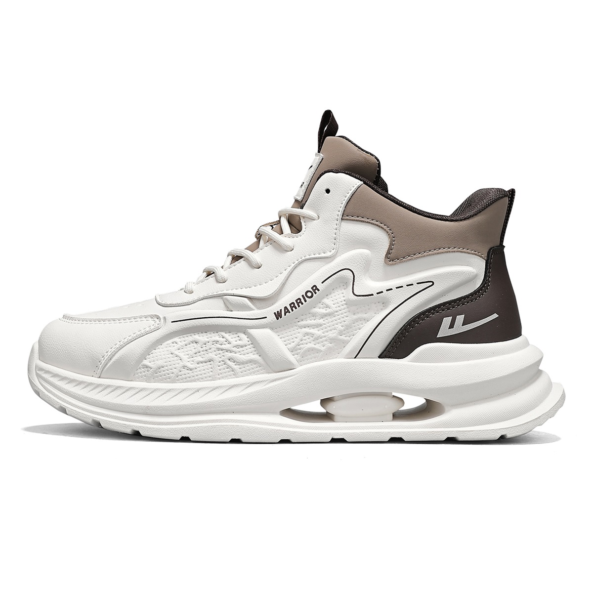 

Мужские кроссовки High top Chunky Abrasion Resistant Breathable WARRIOR, бежевый коричневый