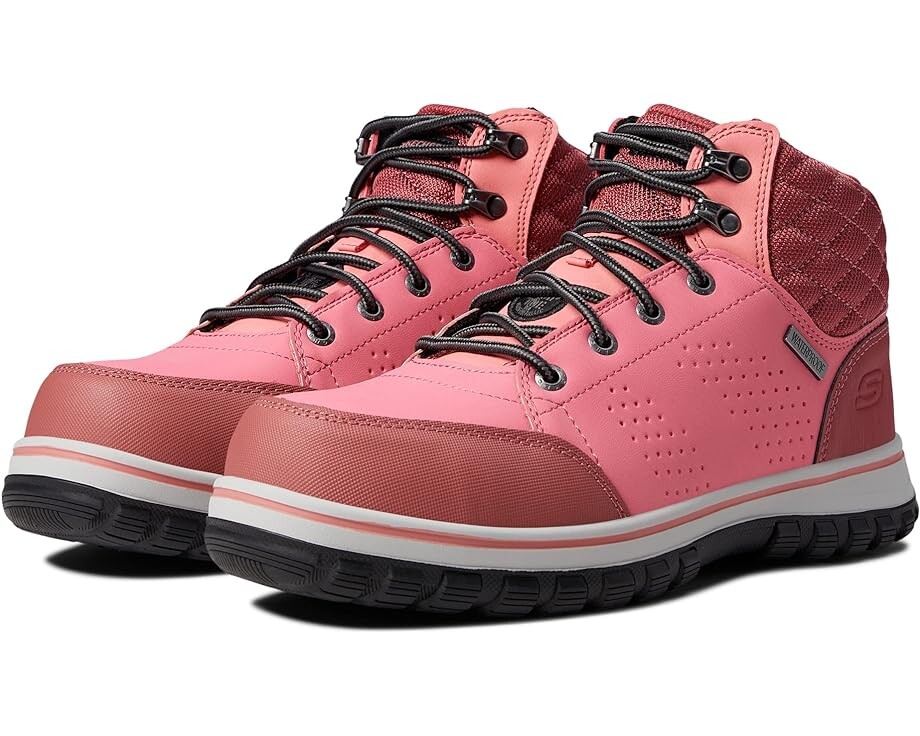 

Ботинки SKECHERS Work Mccoll Comp Toe, розовый