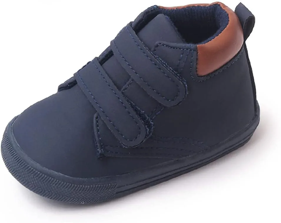 

Детские кроссовки для малышей с резиновой подошвой и мультяшным рисунком Annnowl, синий