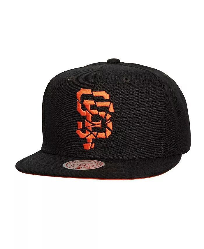 

Черная мужская кепка San Francisco Giants Shattered Snapback Mitchell & Ness, черный