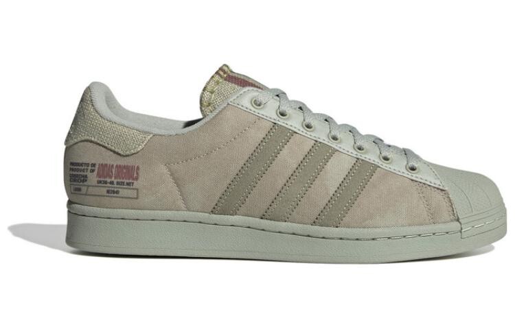 Adidas originals Superstar Обувь для скейтбординга унисекс, Green/Brown/Beige/Dark Gum — фото 2
