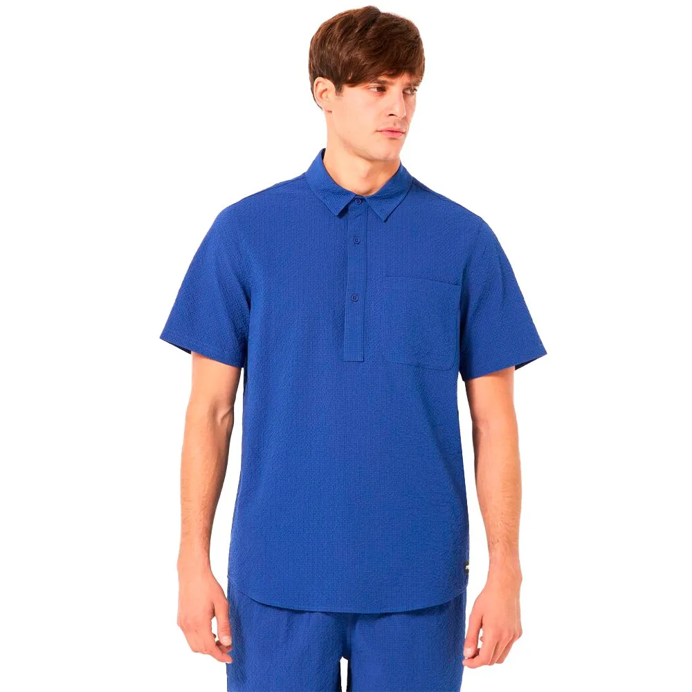 

Рубашка с коротким рукавом Oakley Deco Palms RC Button Down, синий