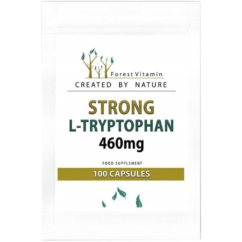 

Лесной витамин, сильный L-триптофан 460 мг, Добавка , 100 капсул Forest Vitamin
