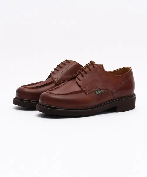 Мужские туфли U-образным мысом Paraboot CHAMBORD коричневые