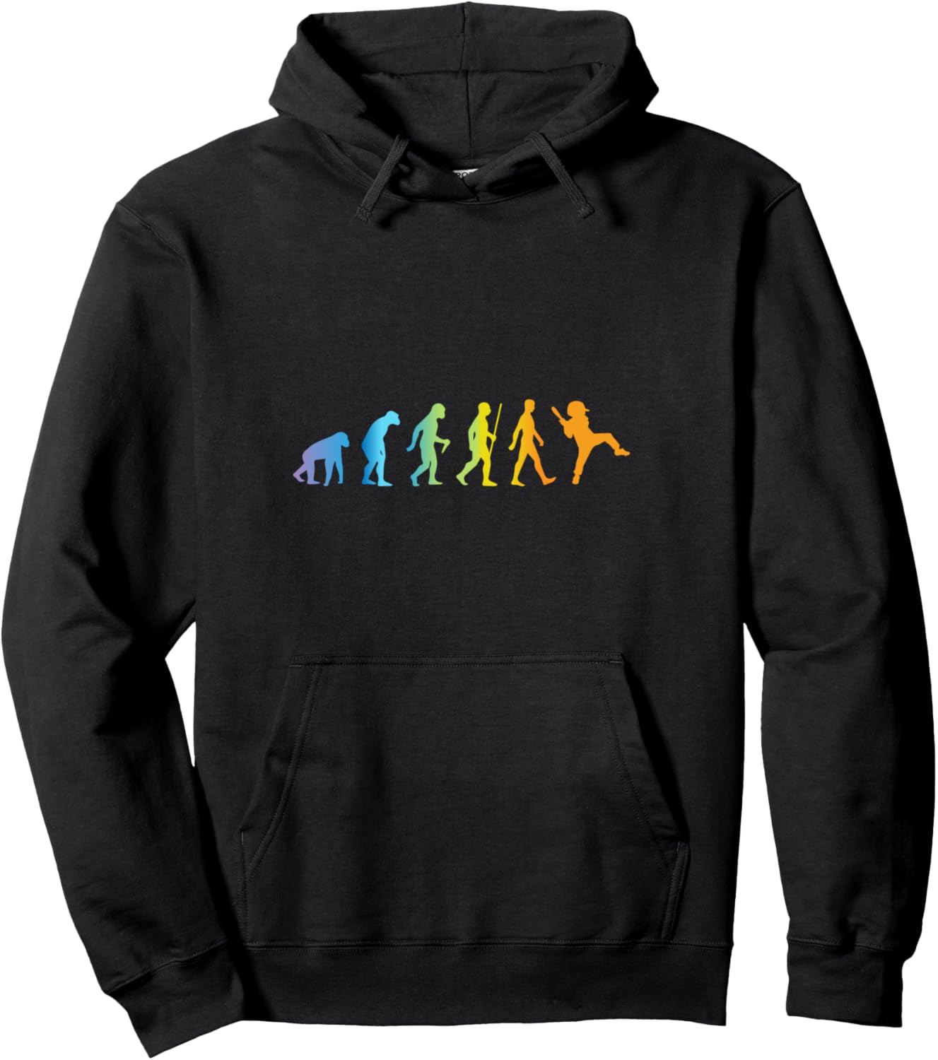 

Толстовка Tee Ball Evolution Tee Ball Player Evolution Tee-Ball Player Teeball Game, черный