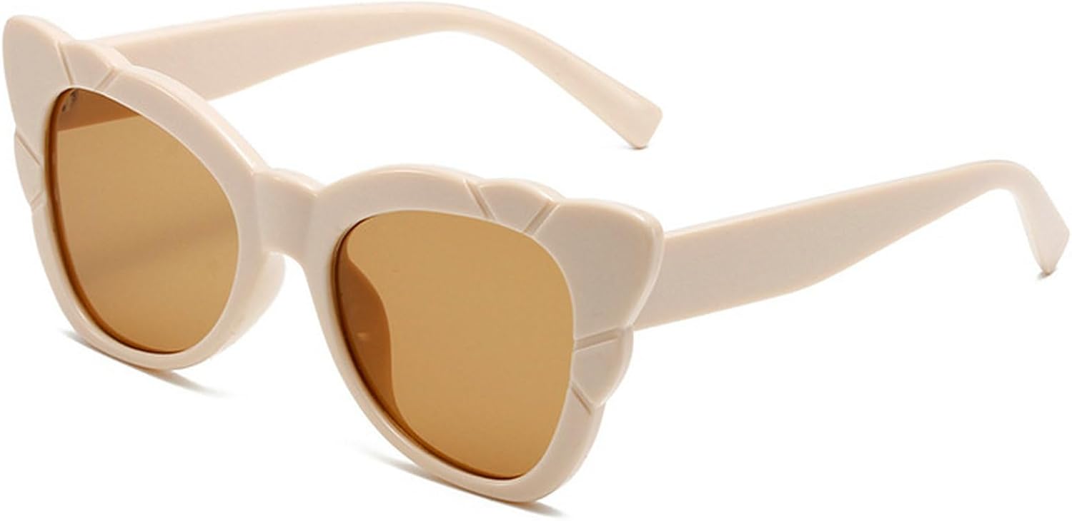 

Модные винтажные солнцезащитные очки «кошачий глаз» для женщин, большие солнцезащитные очки в форме бабочки, стильные, роскошные, с градиентным переходом цвета mincl, Champagne