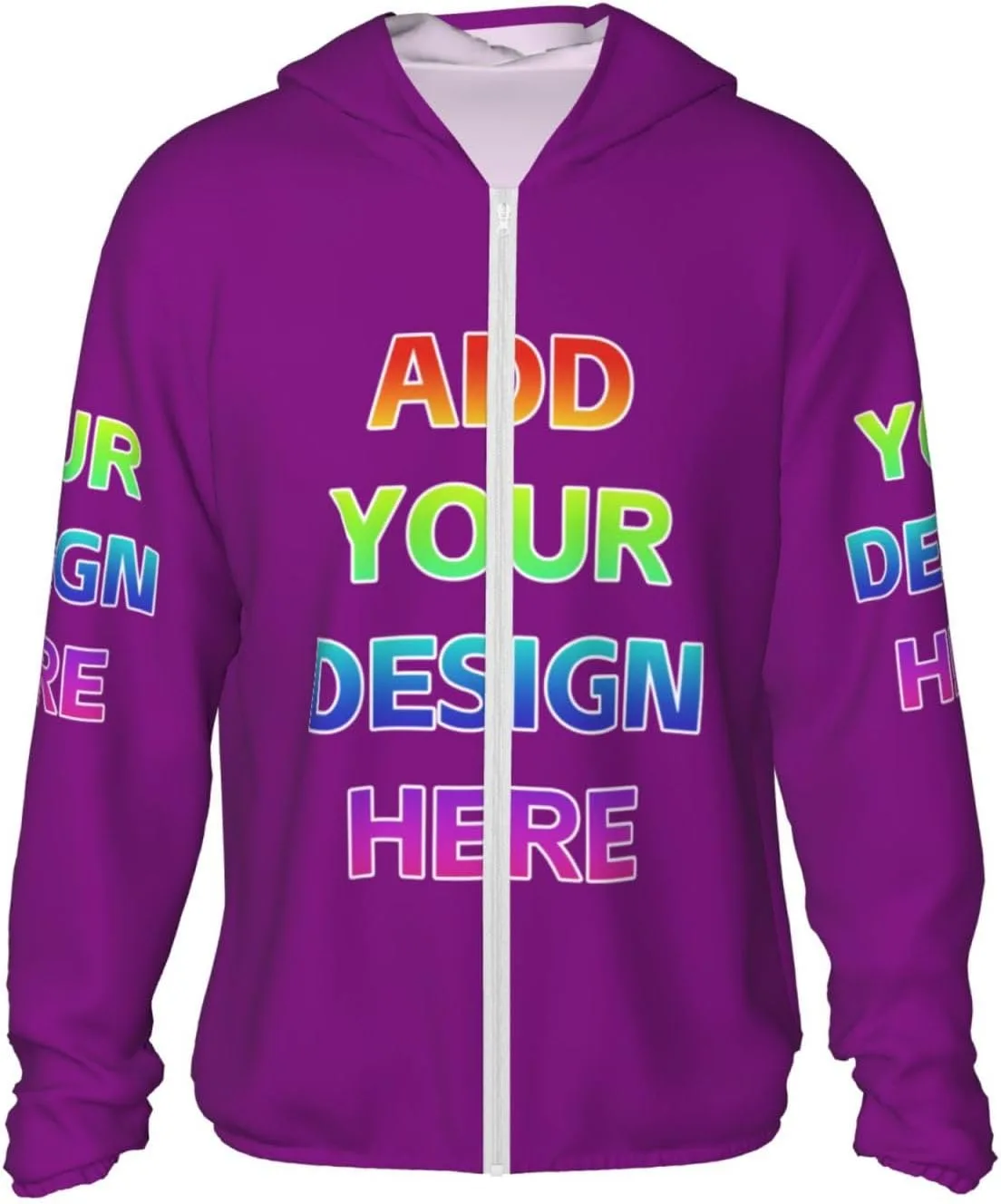 

Персонализированная легкая футболка с капюшоном для альпинизма