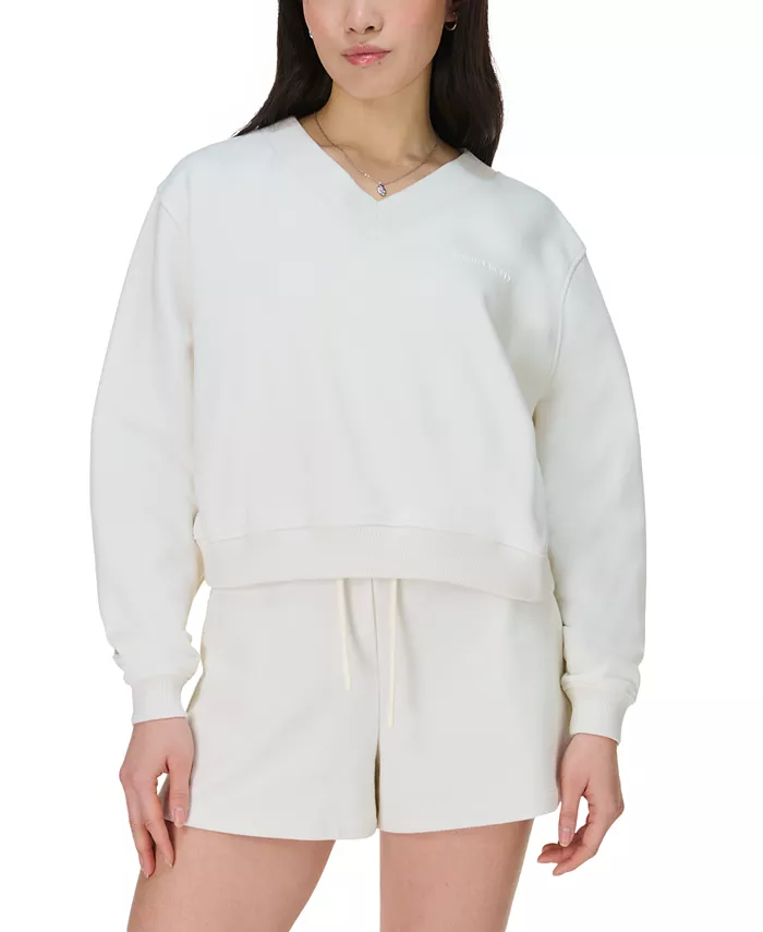 

Женская укороченная толстовка Revive из хлопковой смеси Sweaty Betty, белый