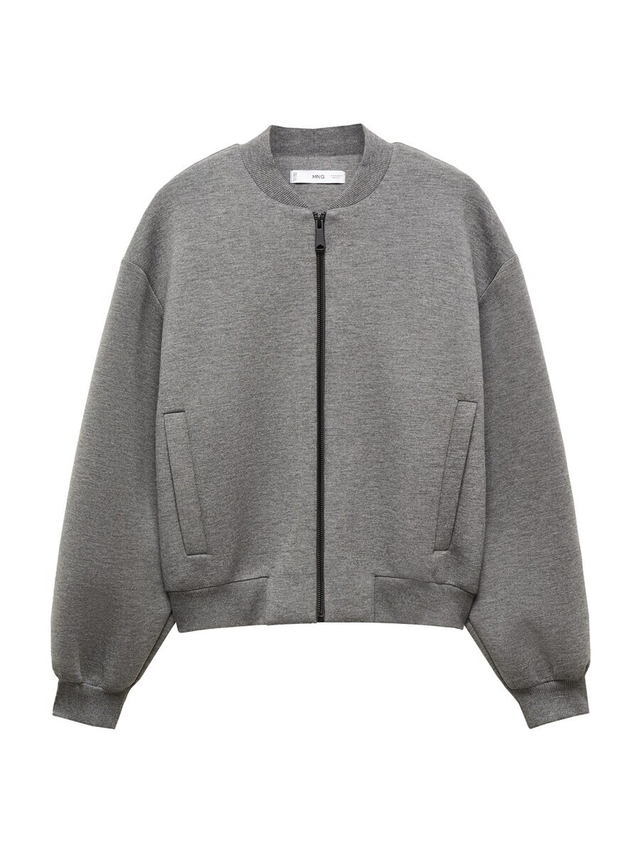 

Всесезонная куртка MANGO Between-Season Jacket Linkin, пятнистый серый