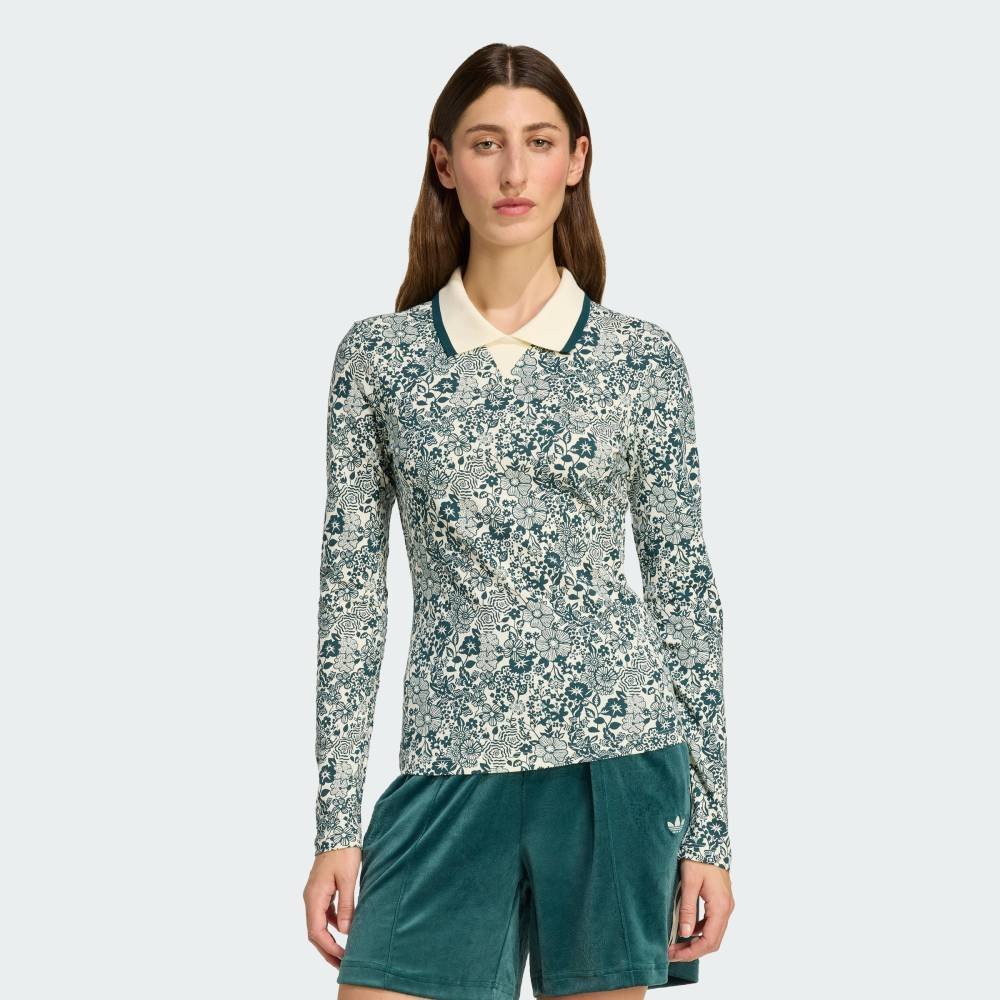 Футболка с длинным рукавом Originals x Liberty London AOP Adidas, white