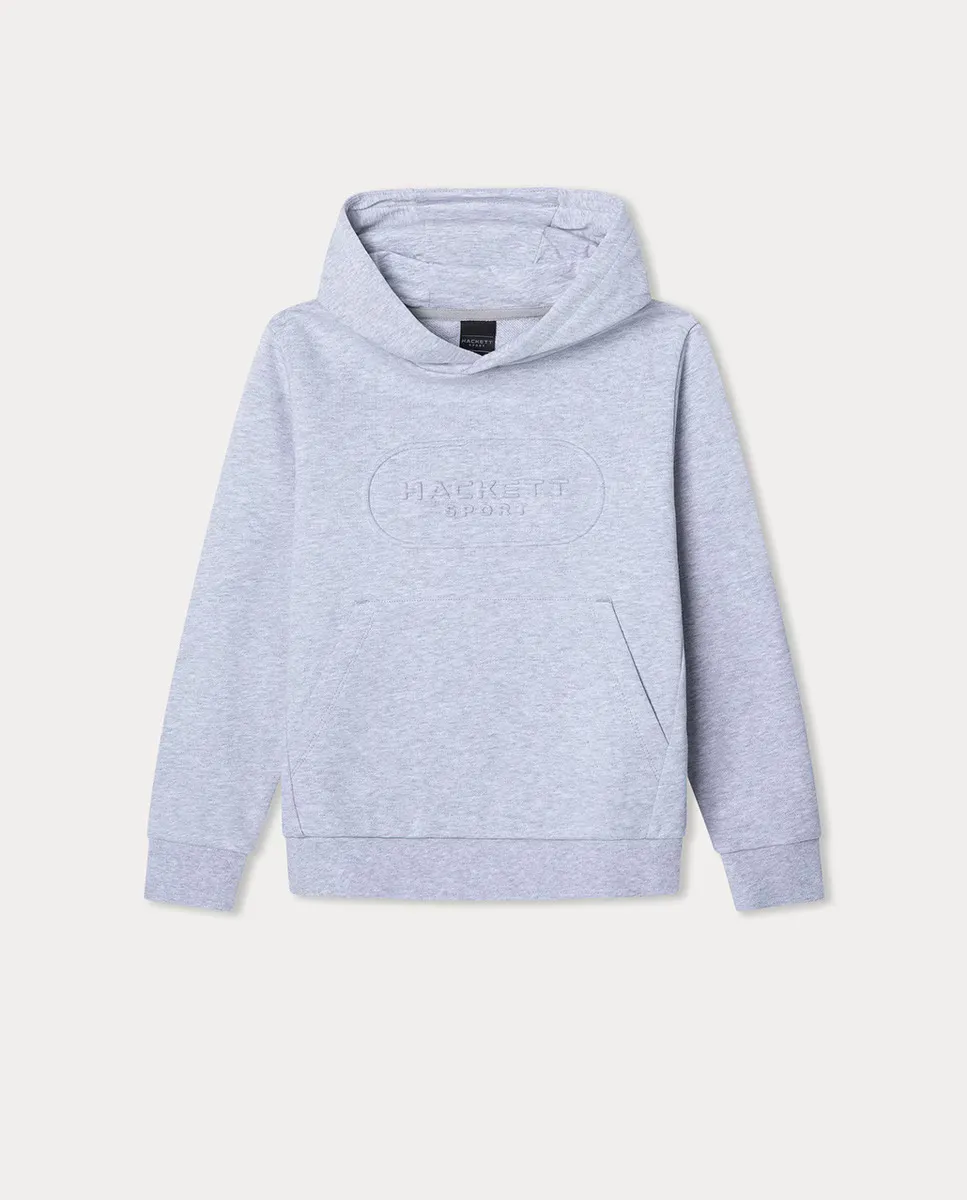 

Свитшот для мальчиков Hackett Sport Club Emboss, светло-серый