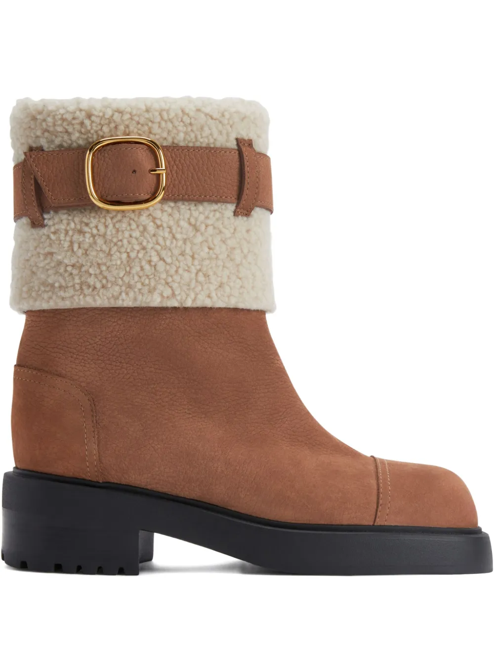 Ботинки COURMAYEUR с пряжкой Giuseppe Zanotti, коричневый