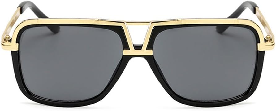 

Винтажные солнцезащитные очки для женщин и мужчин, зеркальные, модные мужские солнцезащитные очки, женские солнцезащитные очки с защитой от УФ-излучения UV400 TKKTLLT, Glossy Black-grey