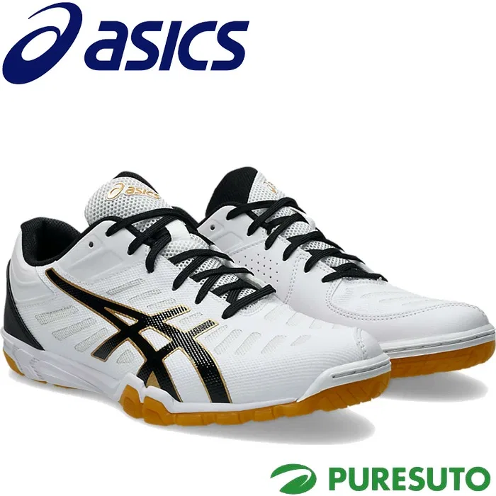 Унисекс кроссовки для настольного тенниса «Attack Excounter 2» от ASICS, White/Black (104)