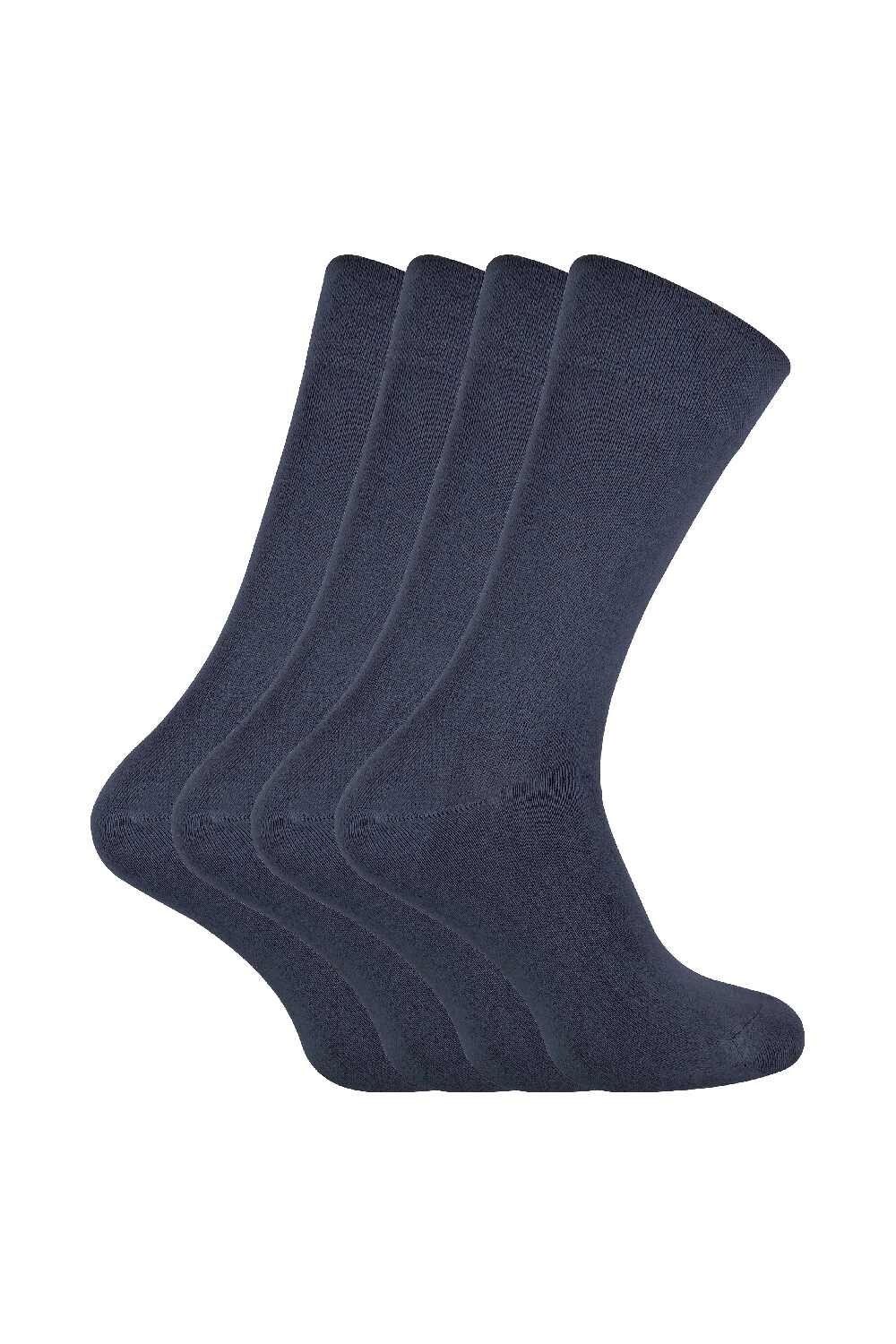 

4 пары супермягких бамбуковых носков для костюма Sock Snob, серый