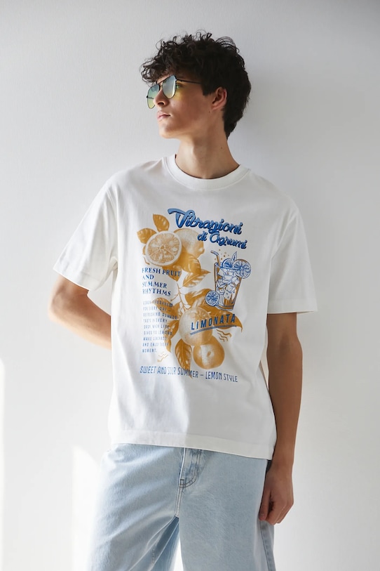 

Хлопковая футболка Medicine, бежевый