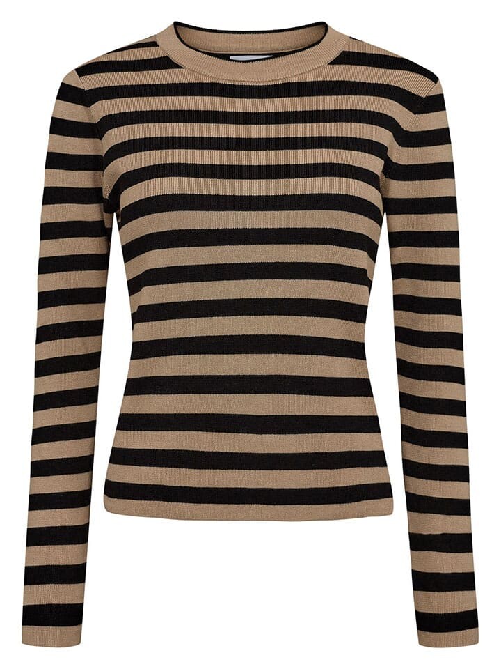 

Пуловер NÜMPH Pullover, цвет Beige/Schwarz
