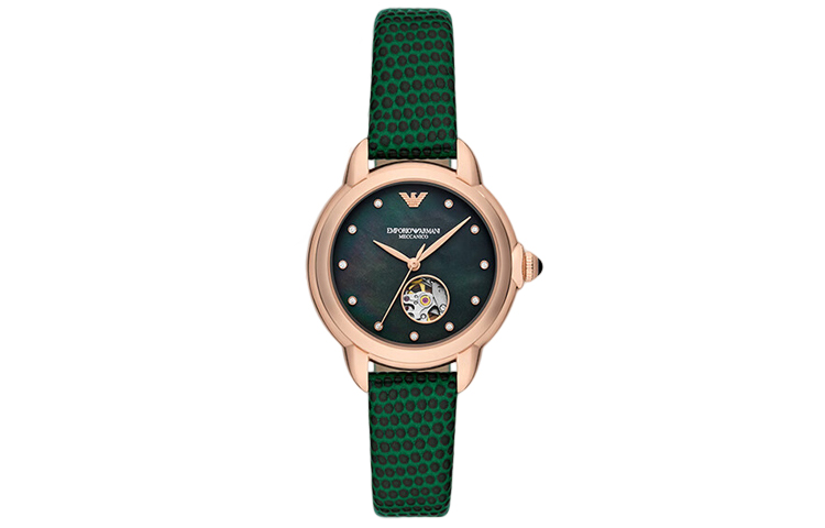 

EMPORIO ARMANI Часы Wrist Watch Automatic Mechanical Movement 34mm Green Dial Women's Watch, Green Dial
