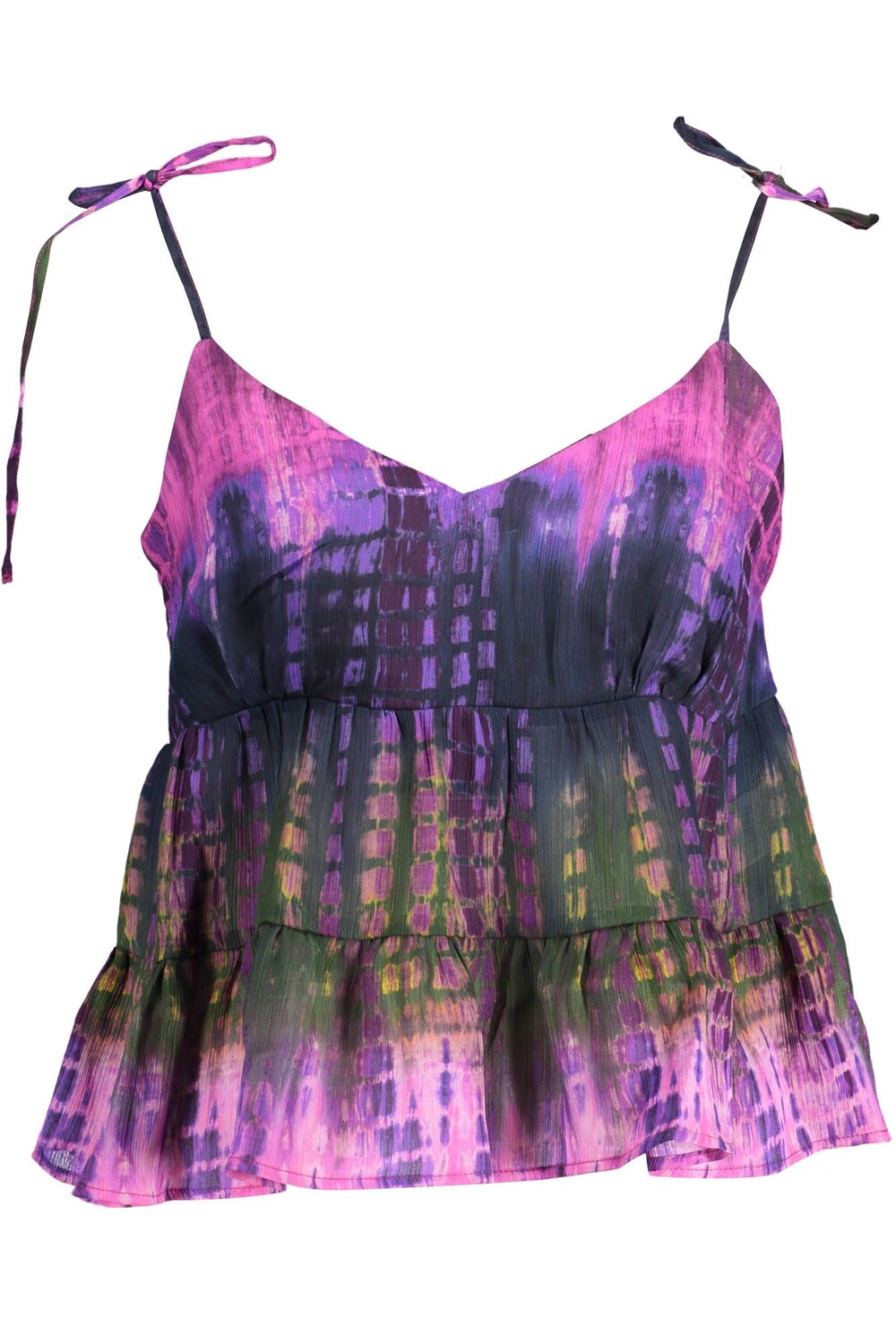 

Фиолетовый женский топ из полиэстера Desigual