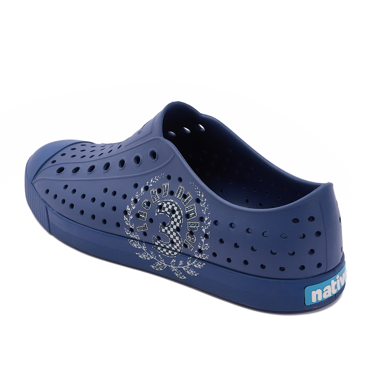 Jefferson Numbers Party Collection Кроксы Унисекс Тёмно-синий Native Shoes, Тёмно-синий | Lucky Numbers | Тёмно-синий — фото 4