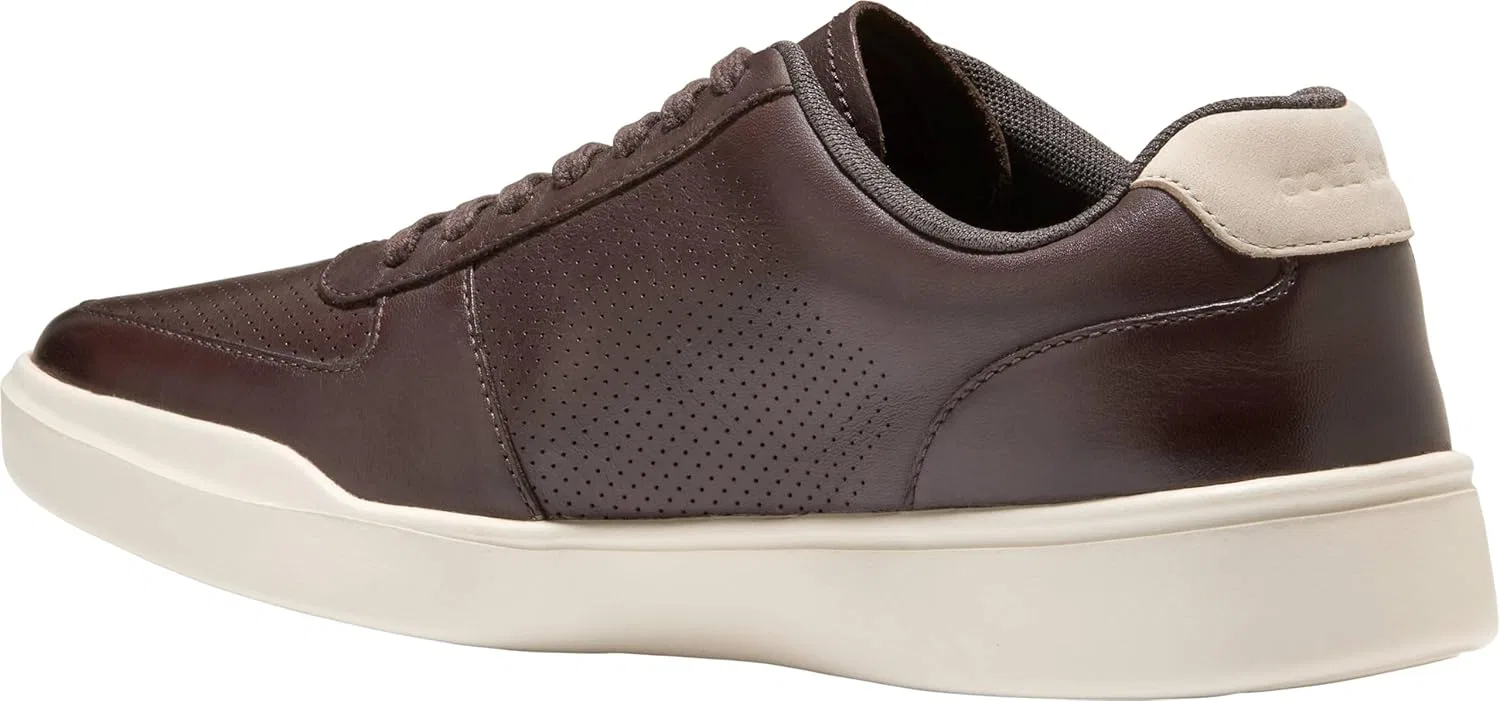 Кроссовки Cole Haan Men's Grand Crosscourt Daily Court Trainers, Black Ivory — фото 3