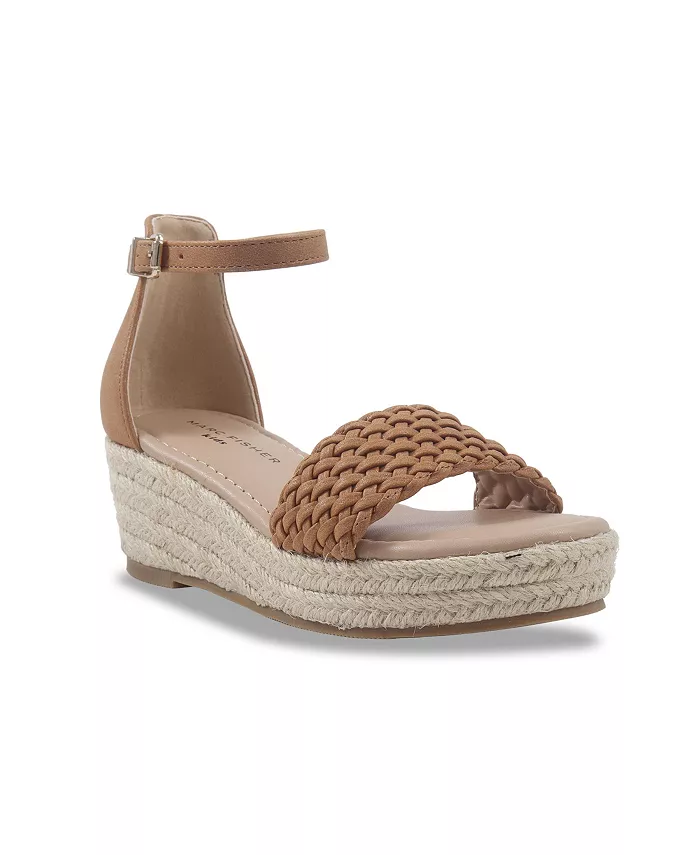 

Туфли Marren Web Wedge для малышей и девочек постарше Marc Fisher, коричневый