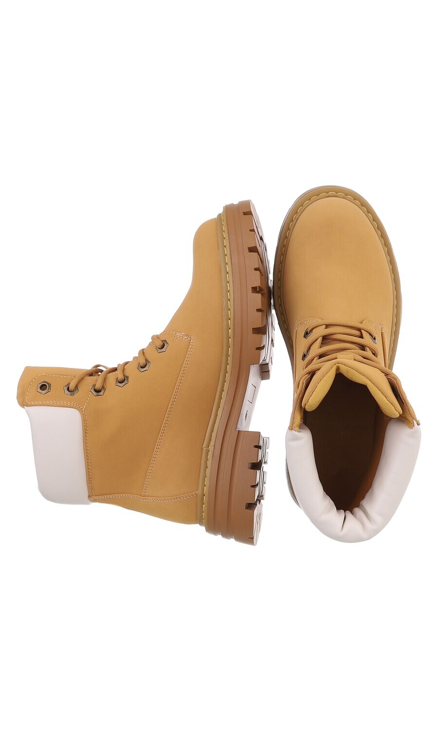 Ботильоны на шнуровке Ital-Design Lace-Up Ankle Boots, коричневый — фото 2