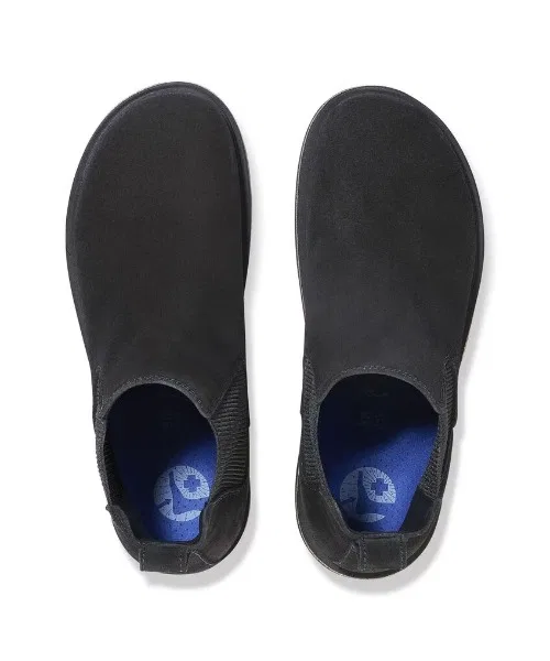 Полуботинки Highwood Slip On бренда Birkenstock на шнуровке, чёрные — фото 3