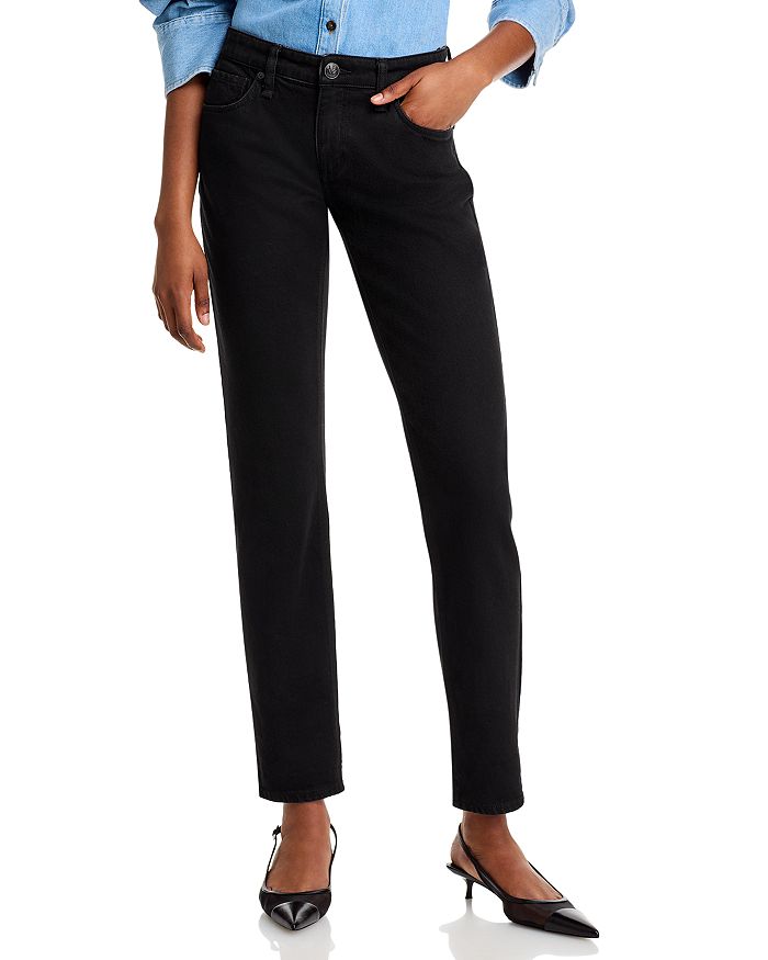 

Джинсы Dre Low Rise Slim черного цвета rag & bone, черный