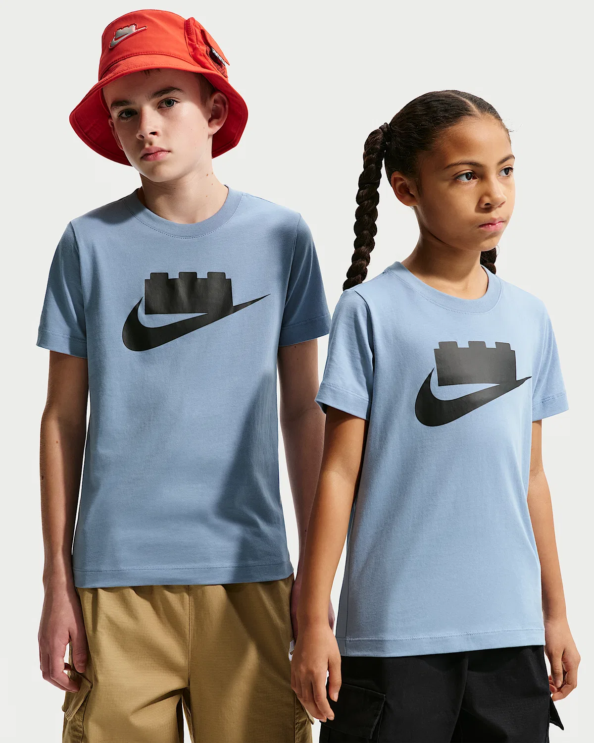 Детская футболка с логотипом Nike x LEGO® Collection, Work Blue