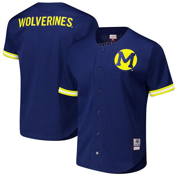 

Мужская футболка Michigan Wolverines Game Time Vintage Mesh Mitchell & Ness