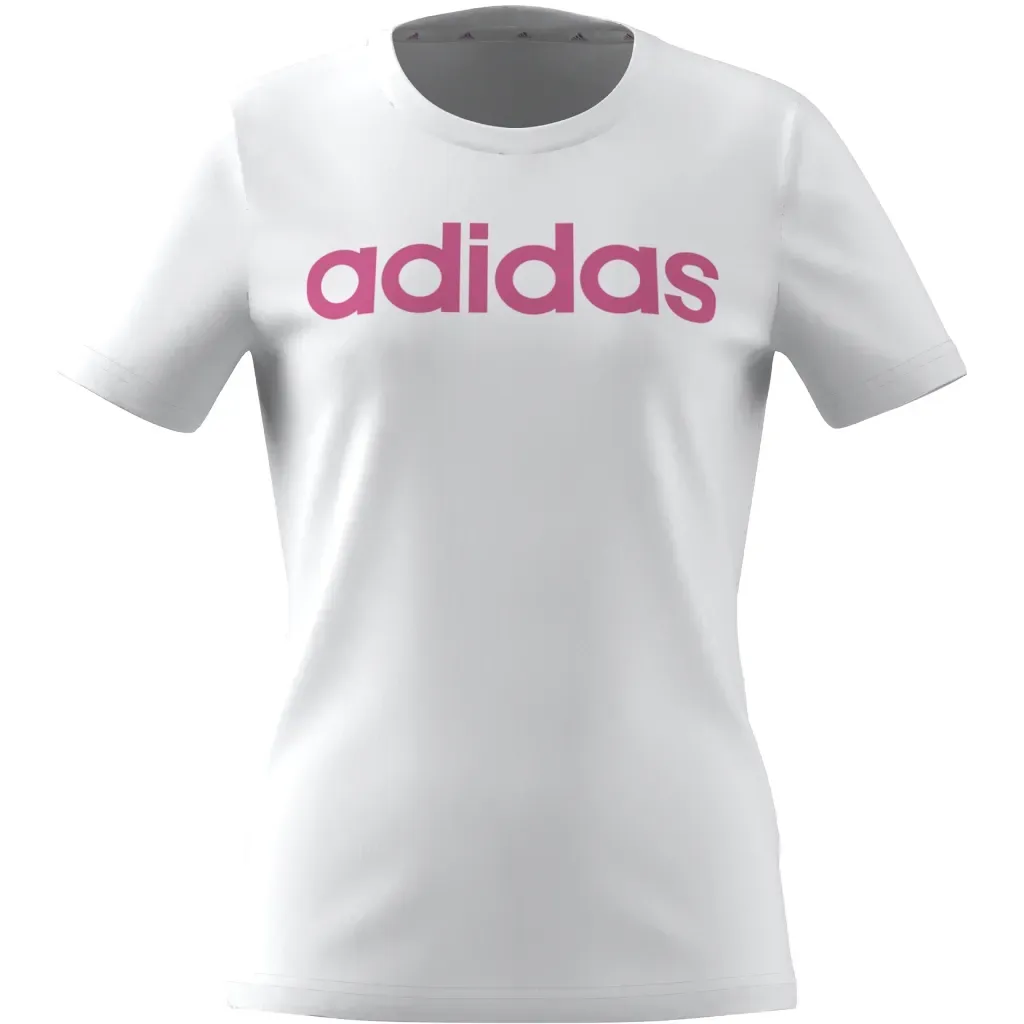 

Футболка Adidas Sportswear "G LIN T", цвет White / Pulse Magenta